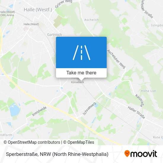 Карта Sperberstraße