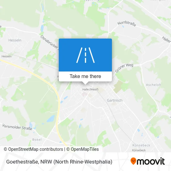 Карта Goethestraße
