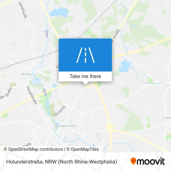 Карта Holunderstraße