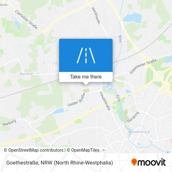 Карта Goethestraße