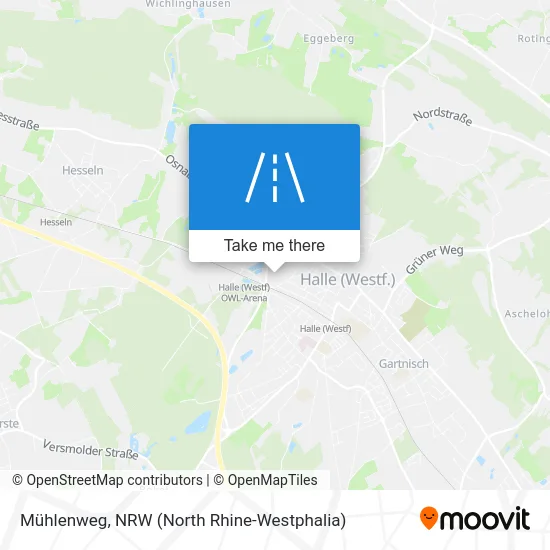 Карта Mühlenweg