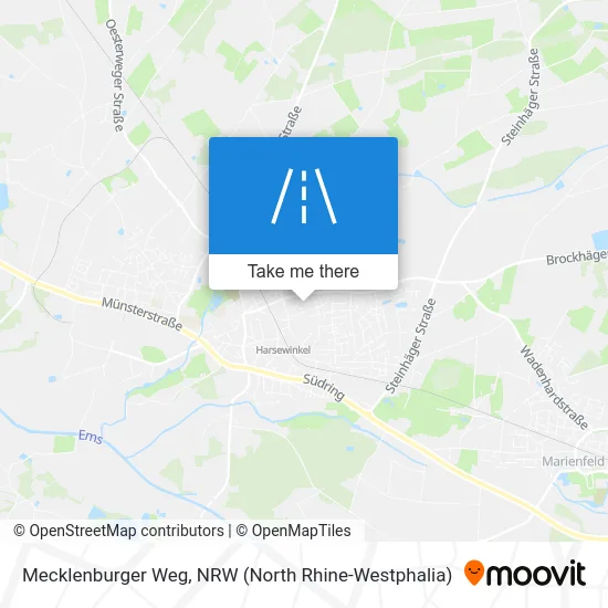 Карта Mecklenburger Weg