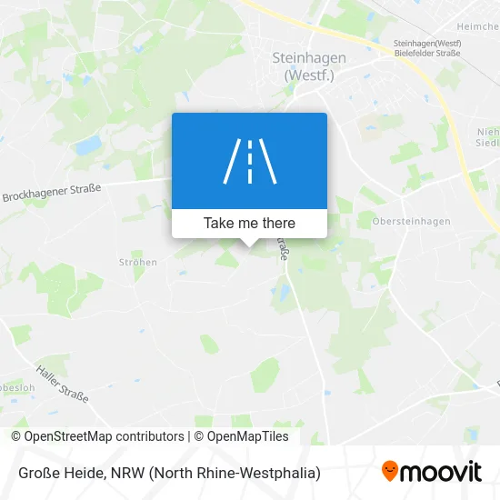 Карта Große Heide