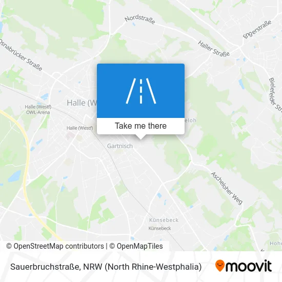 Карта Sauerbruchstraße