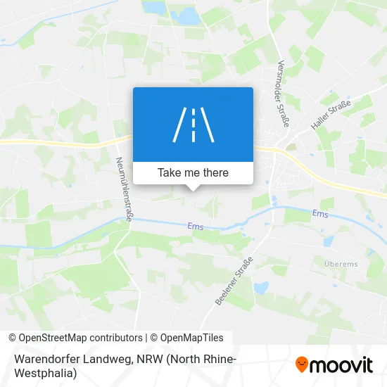 Карта Warendorfer Landweg