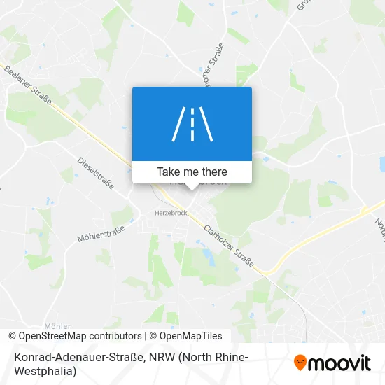 Карта Konrad-Adenauer-Straße