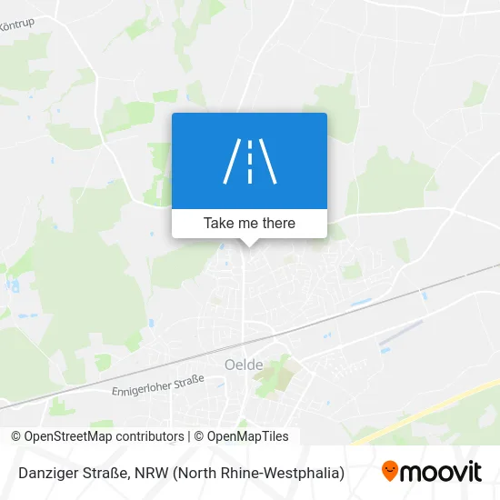 Карта Danziger Straße