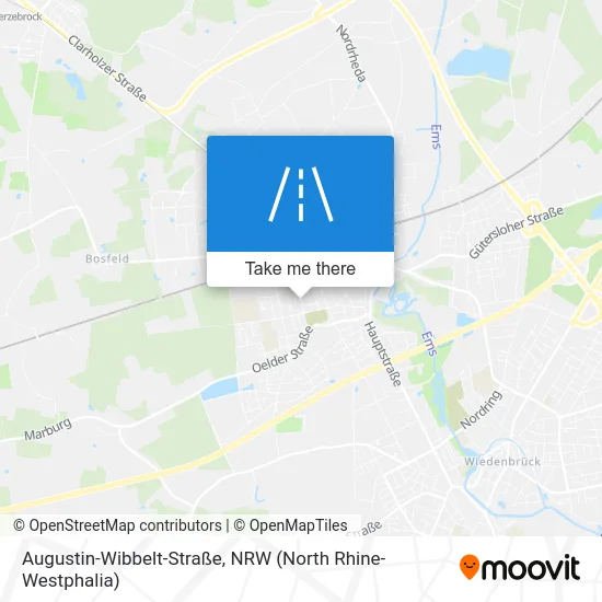 Карта Augustin-Wibbelt-Straße