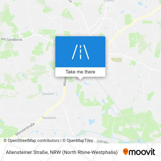 Карта Allensteiner Straße