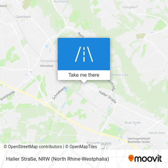 Карта Haller Straße