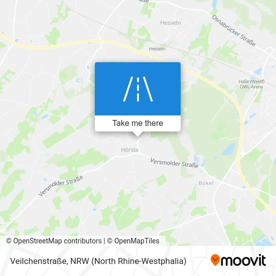 Карта Veilchenstraße