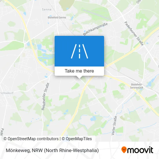 Карта Mönkeweg