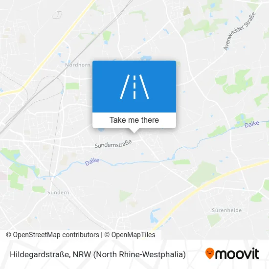 Карта Hildegardstraße