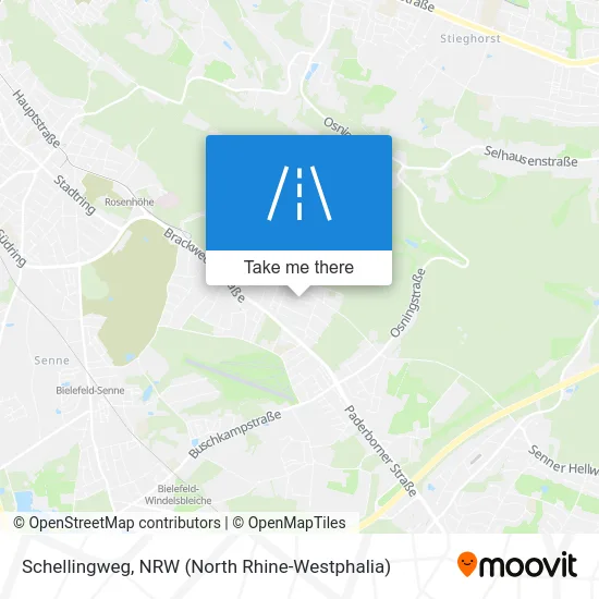 Карта Schellingweg