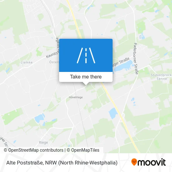 Карта Alte Poststraße