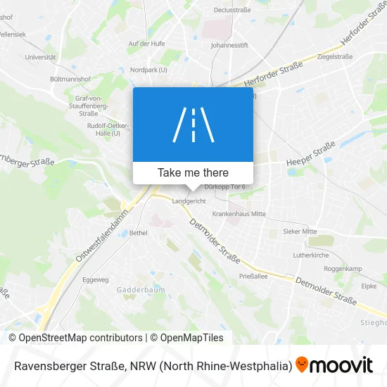 Карта Ravensberger Straße