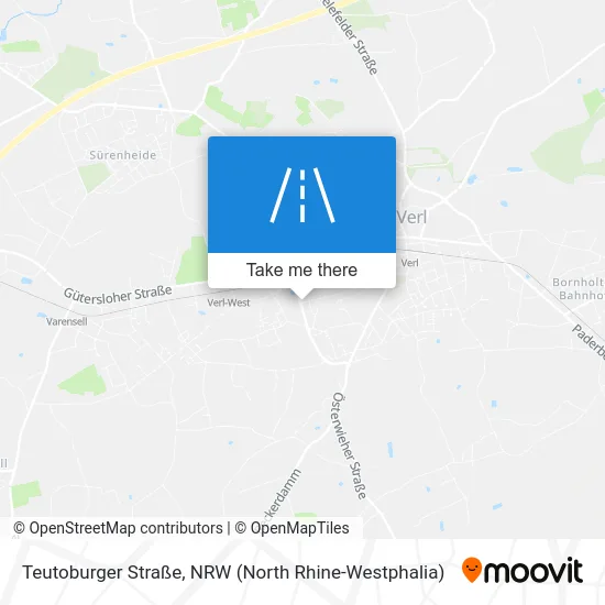 Карта Teutoburger Straße