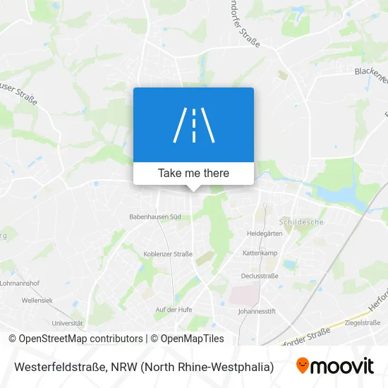 Карта Westerfeldstraße