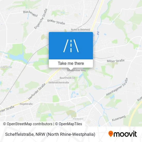 Карта Scheffelstraße