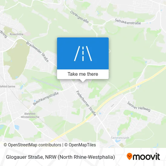 Карта Glogauer Straße