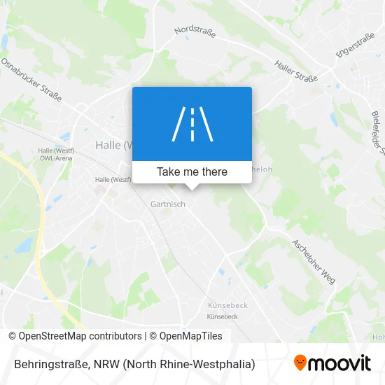 Карта Behringstraße