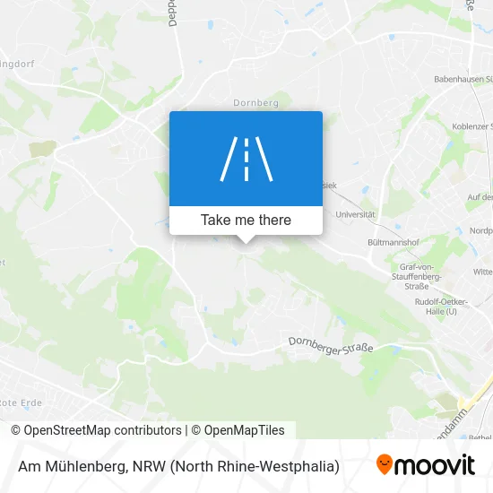 Карта Am Mühlenberg