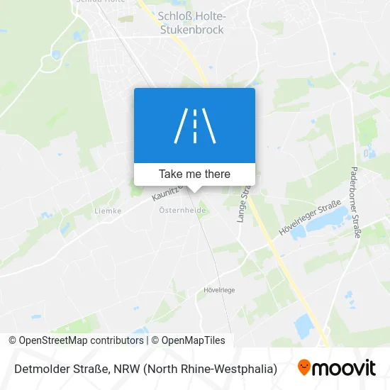 Карта Detmolder Straße