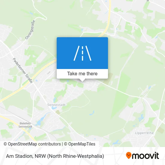 Am Stadion map