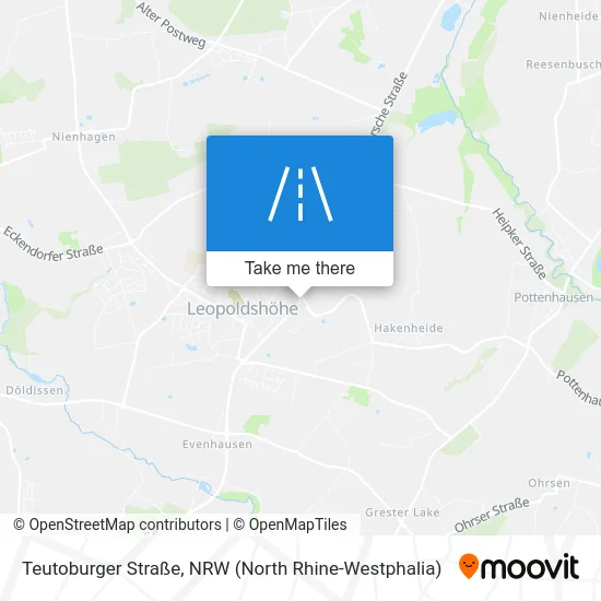 Карта Teutoburger Straße