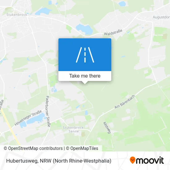 Карта Hubertusweg