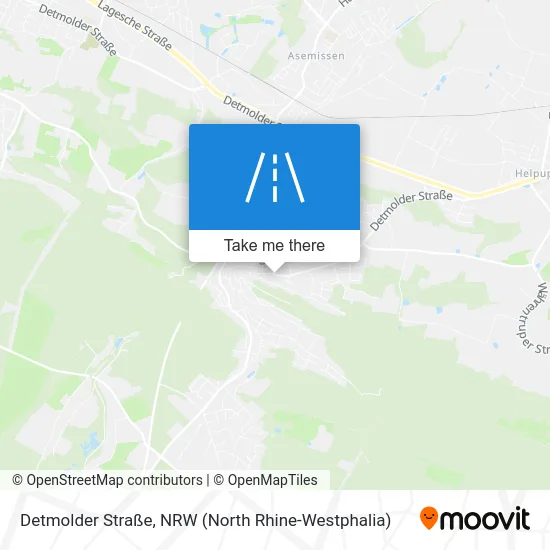 Карта Detmolder Straße
