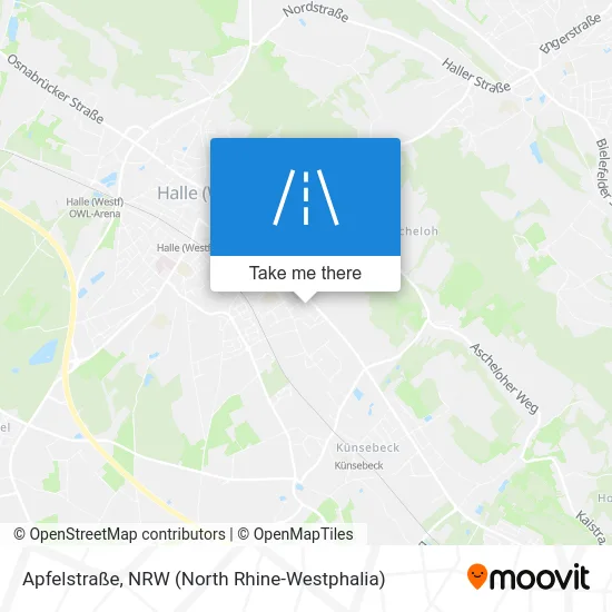 Карта Apfelstraße