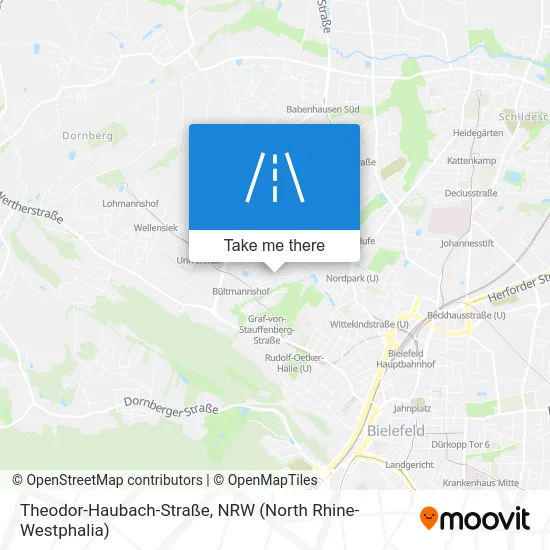 Карта Theodor-Haubach-Straße