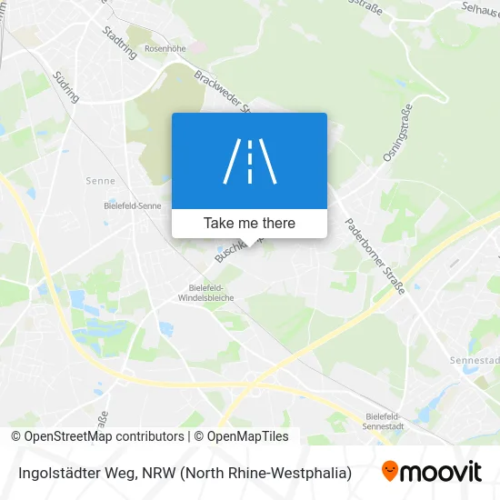 Карта Ingolstädter Weg