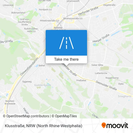 Карта Klusstraße
