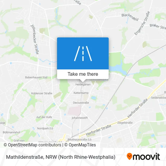 Карта Mathildenstraße