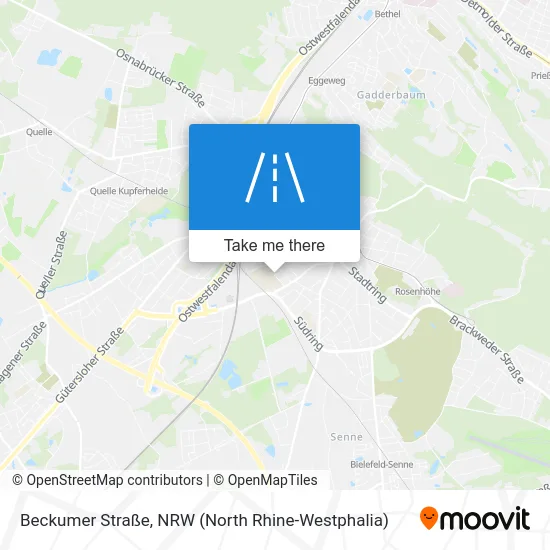 Карта Beckumer Straße