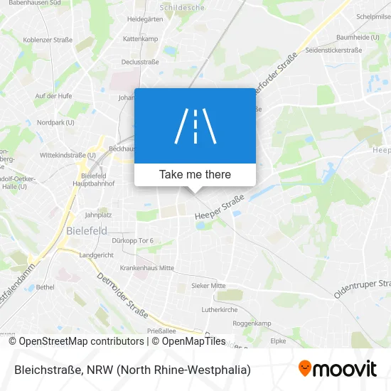 Карта Bleichstraße