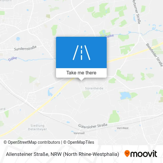 Карта Allensteiner Straße