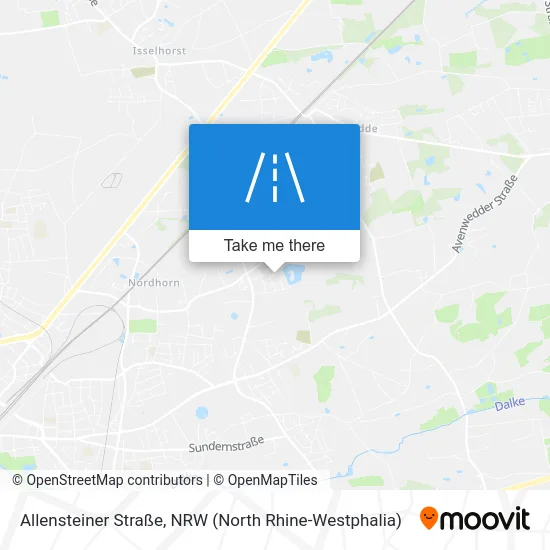 Карта Allensteiner Straße