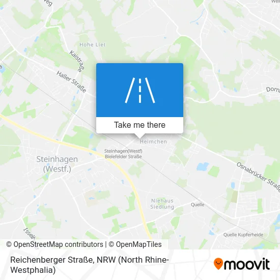 Карта Reichenberger Straße