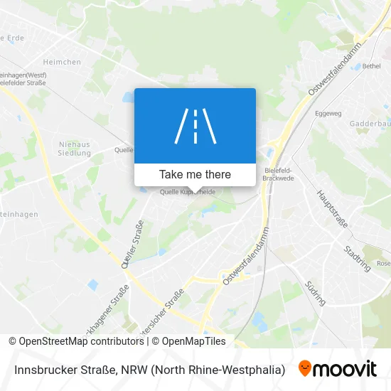 Карта Innsbrucker Straße