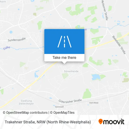 Карта Trakehner Straße