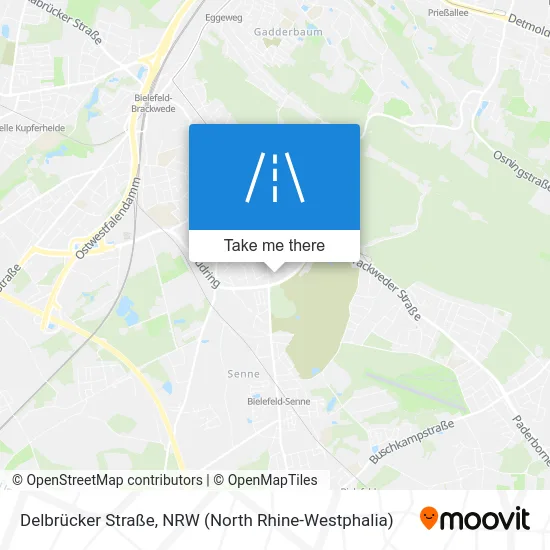 Карта Delbrücker Straße