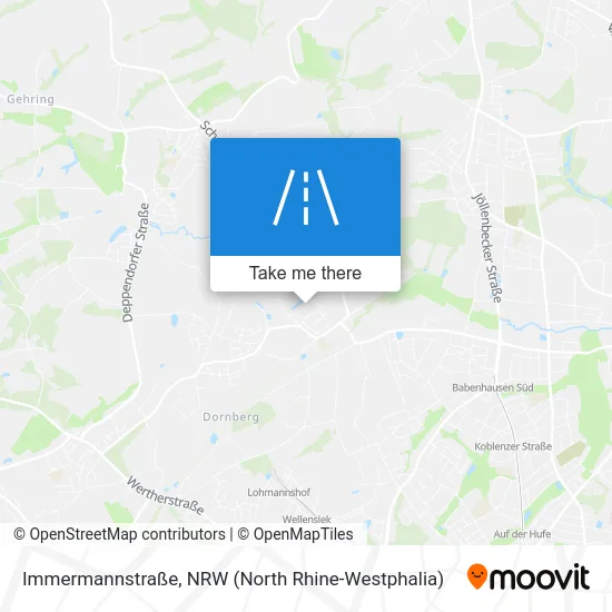 Карта Immermannstraße