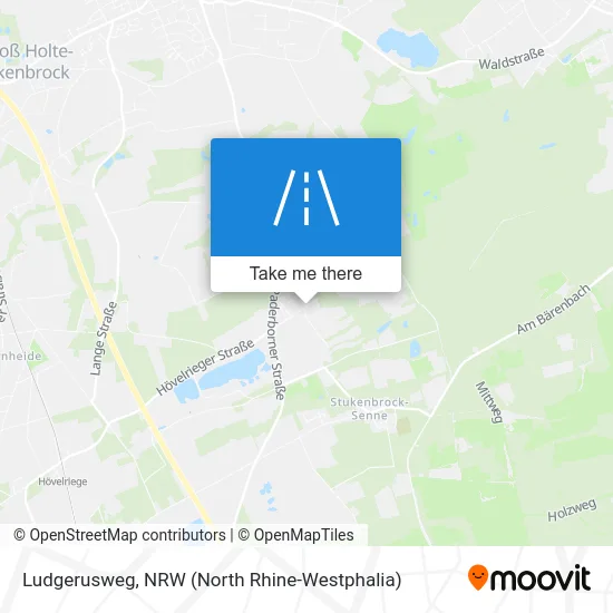 Ludgerusweg map