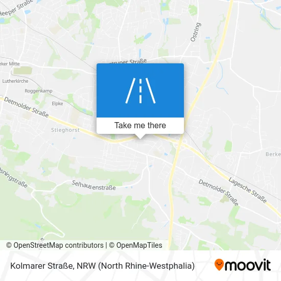 Карта Kolmarer Straße