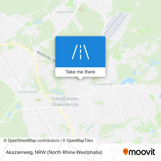 Карта Akazienweg