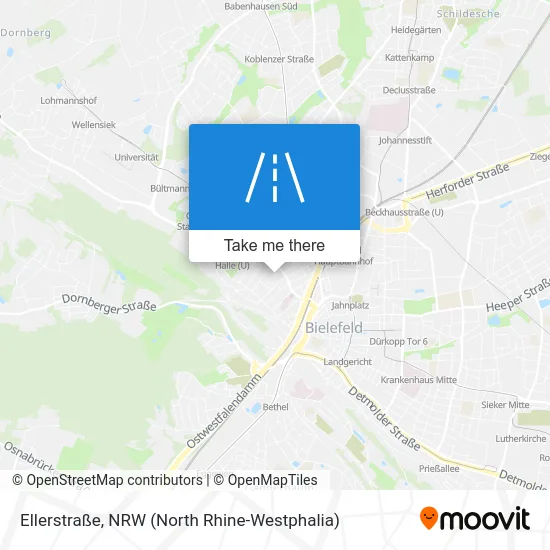 Карта Ellerstraße