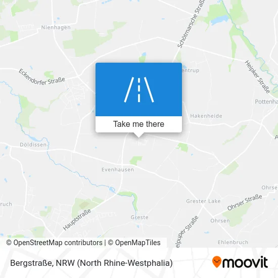 Карта Bergstraße